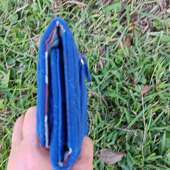 NWOT VERA BRADLEY BLUE LONG WALLET - Picture 10 of 11